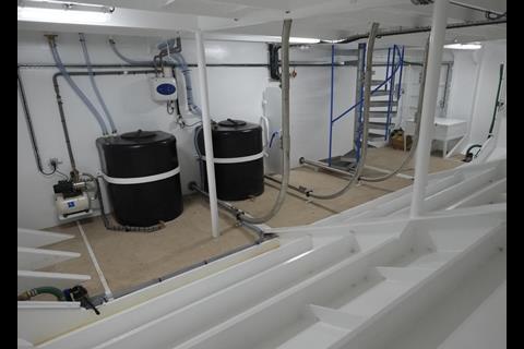 The barge is fitted with an Orbit GMT feed system